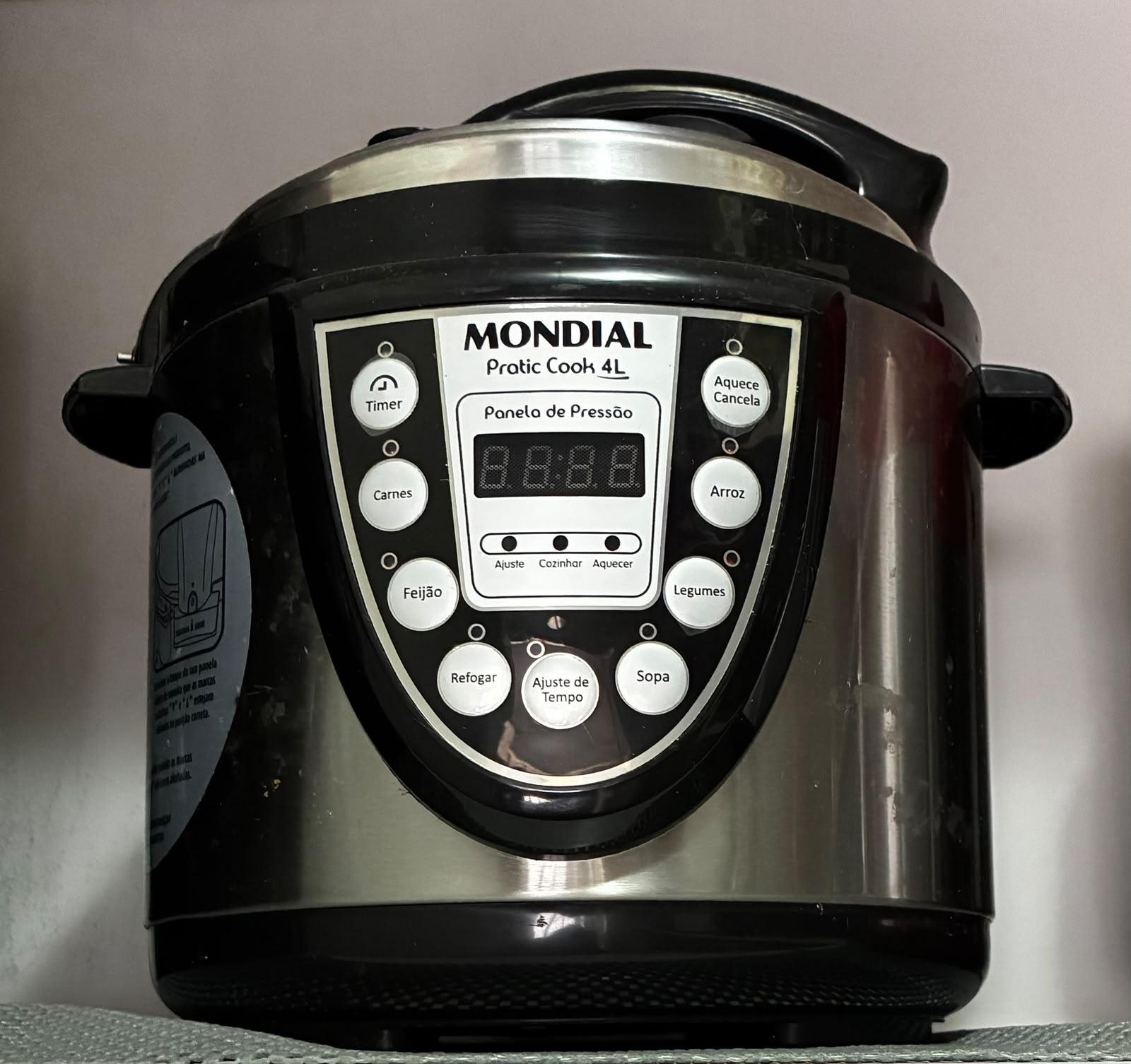 Panela de pressão 4 litros , elétrica 110v